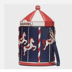 Kate Spade Winter Wonders Carousel 3D Crossbody Bag Novelty